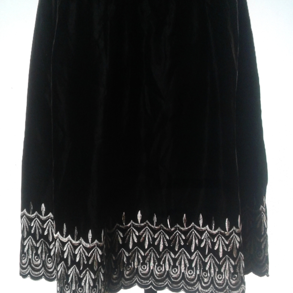 Old Navy Skirt, black n beige, sz 12 - Picture 7 of 8